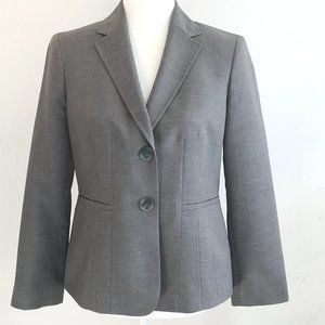 🎉HP🎉 Kasper Gray Blazer Jacket Slash Pockets